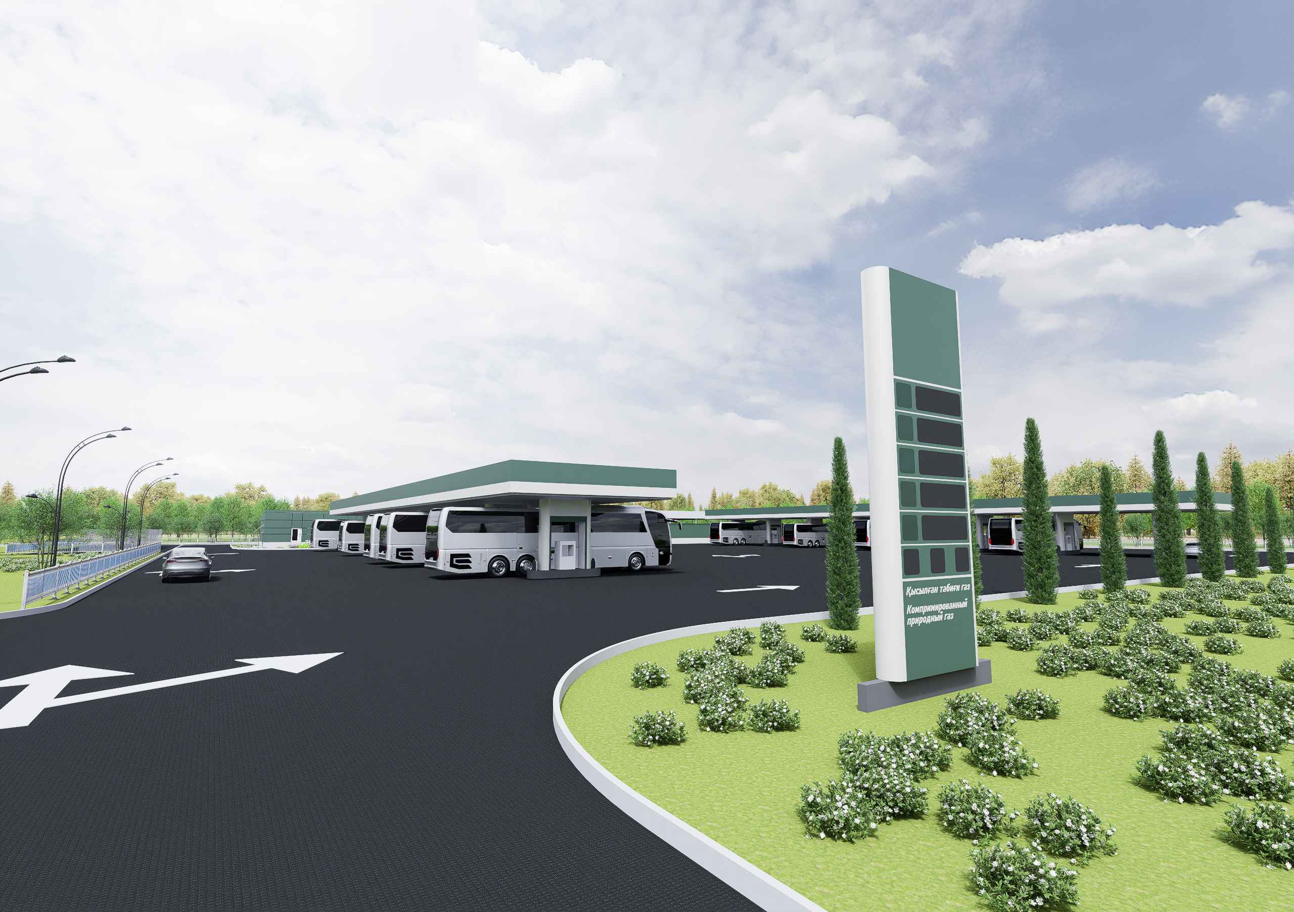 ПРОЕКТИРОВАНИЕ - Строительство автобусного парка с автомобильной газонаполнительной компрессорной станцией